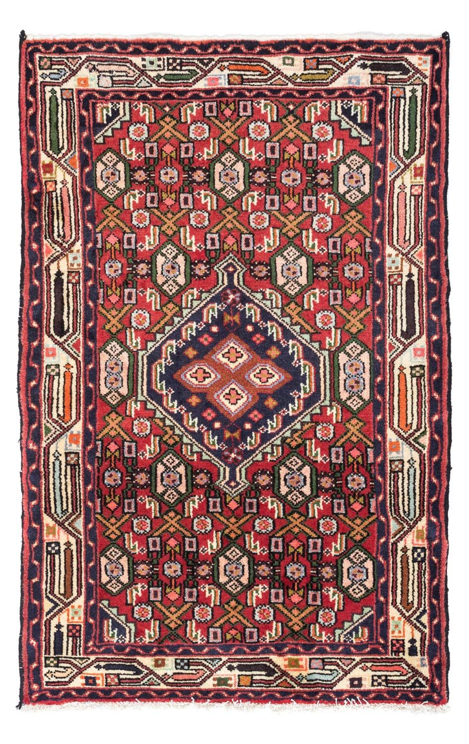 Perser Rug - Nomadic - 125 x 80 cm - red