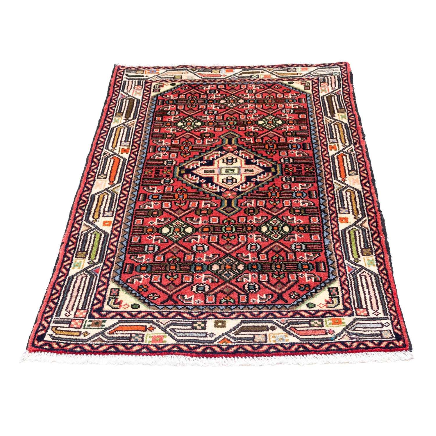 Perser Rug - Nomadic - 125 x 80 cm - red