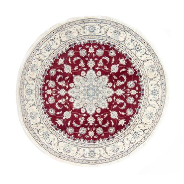 Perser Rug - Nain round  - 250 x 250 cm - dark red