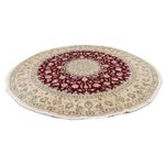 Perser Rug - Nain round  - 280 x 280 cm - dark red