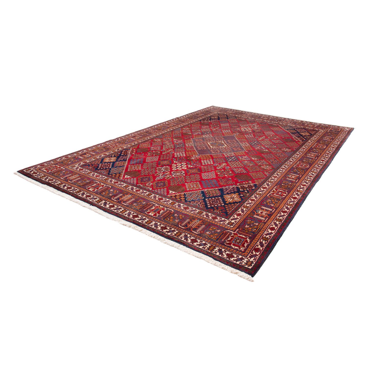 Perser Rug - Nomadic - 370 x 260 cm - dark red