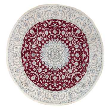 Perser Rug - Nain round  - 295 x 295 cm - dark red