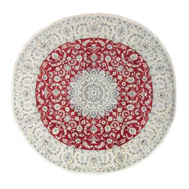 Perser Rug - Nain round  - 300 x 300 cm - red