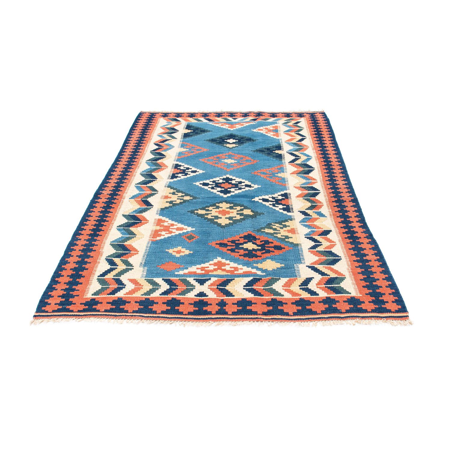 Kelim Rug - Oriental - 194 x 133 cm - blue