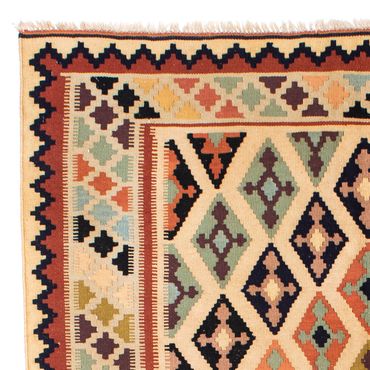 Kelim Rug - Oriental - 207 x 148 cm - light brown