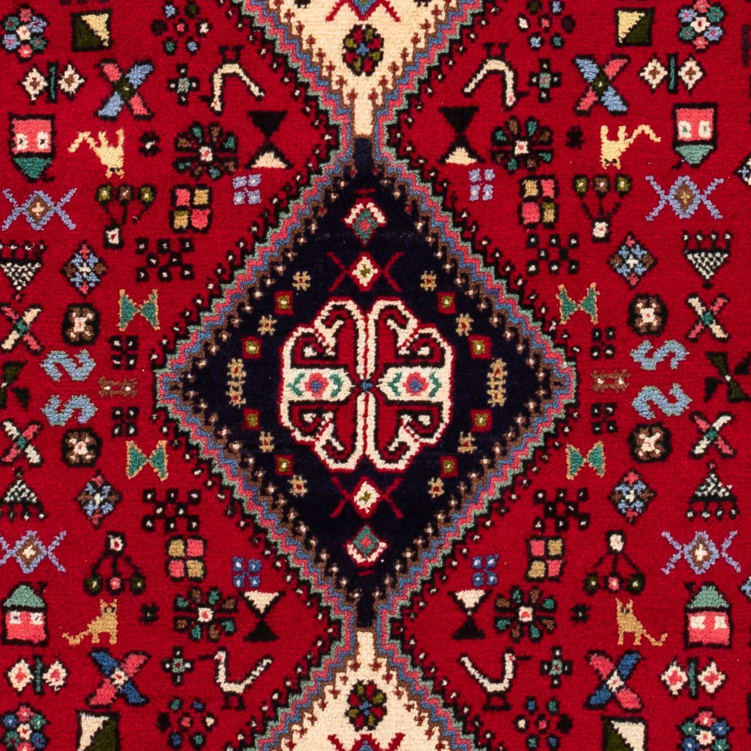 Perser Rug - Nomadic - 148 x 98 cm - dark red