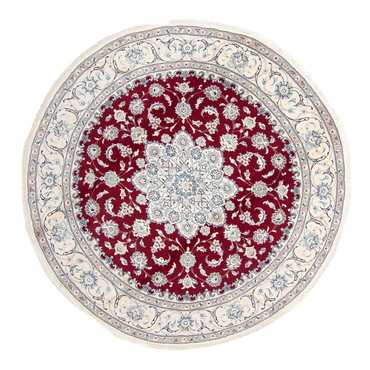 Perser Rug - Nain round  - 250 x 250 cm - dark red