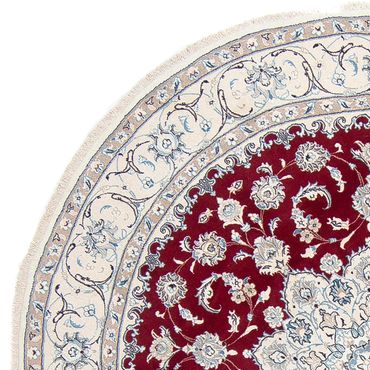 Perser Rug - Nain round  - 250 x 250 cm - dark red