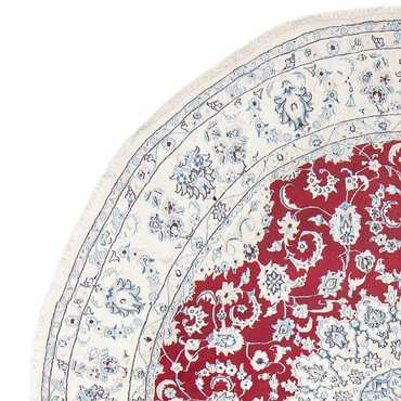 Perser Rug - Nain round  - 300 x 300 cm - dark red