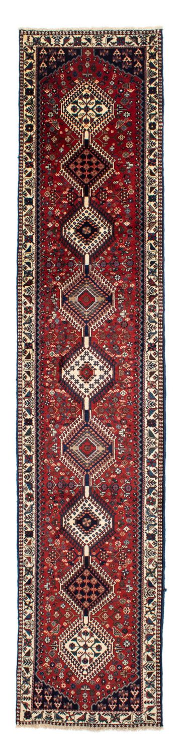 Runner Perser Rug - Nomadic - 380 x 78 cm - dark red