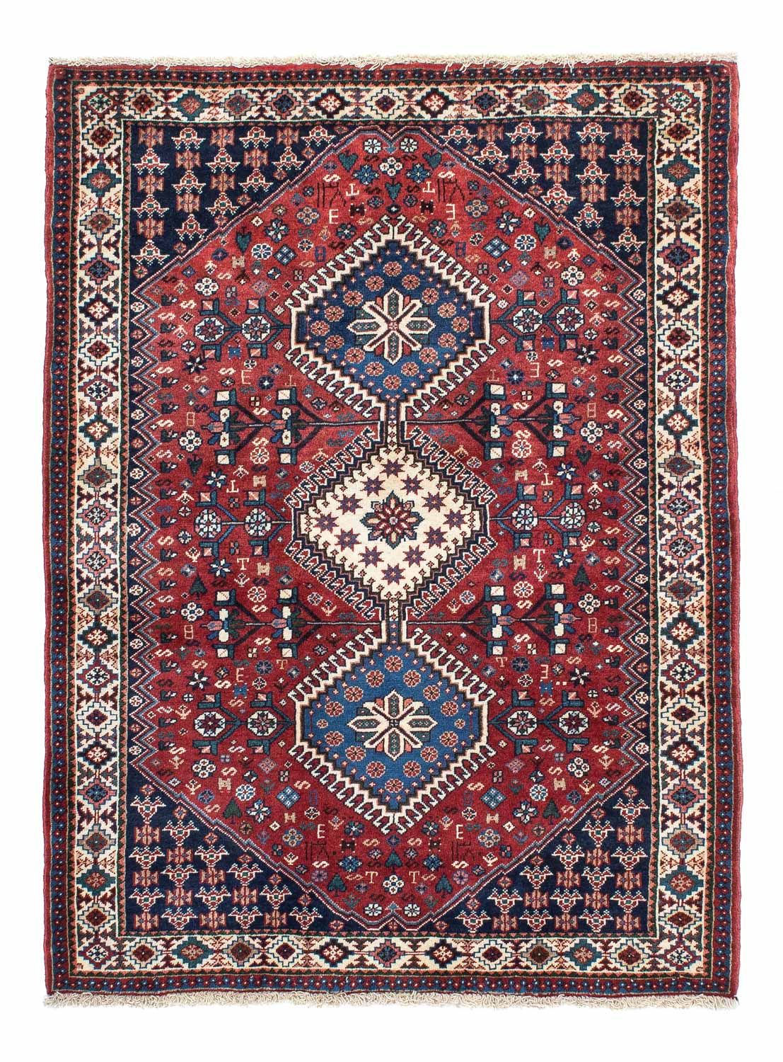 Perser Rug - Nomadic - 147 x 102 cm - dark red