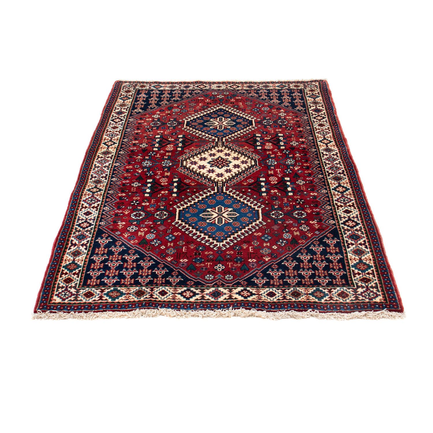 Perser Rug - Nomadic - 147 x 102 cm - dark red