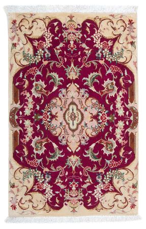 Perser Rug - Tabriz - Royal - 90 x 60 cm - dark red