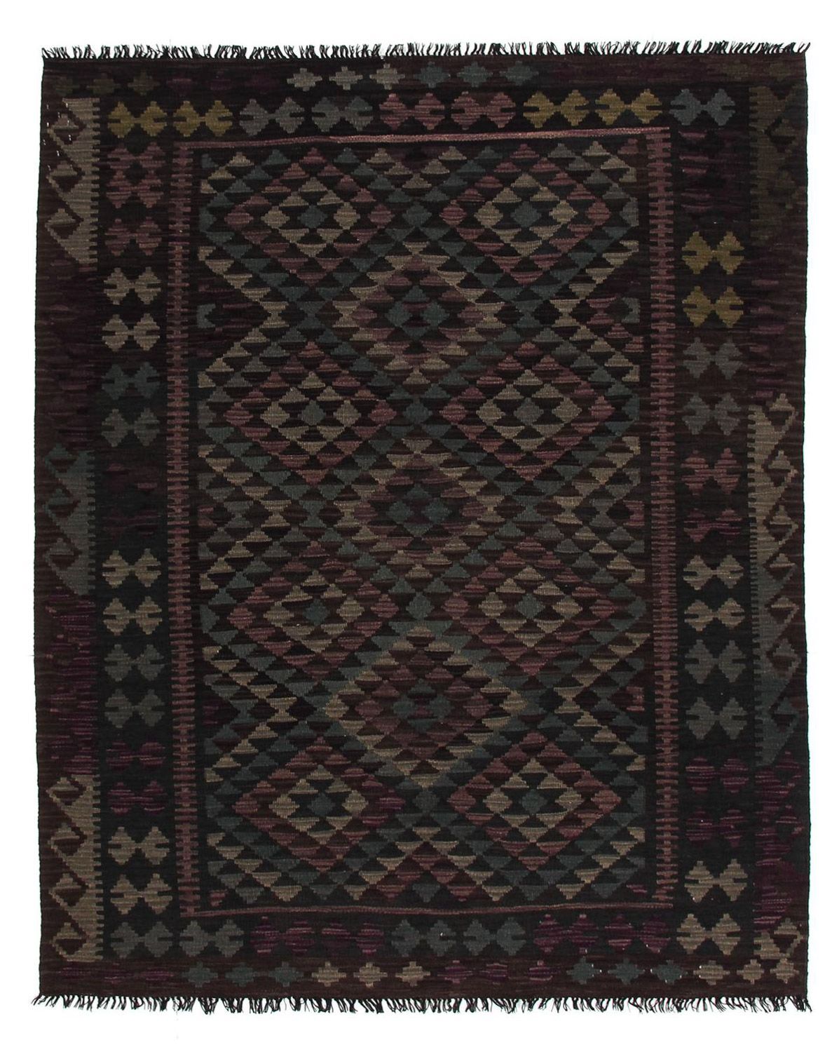 Kelim Rug - Splash - 201 x 163 cm - multicolored