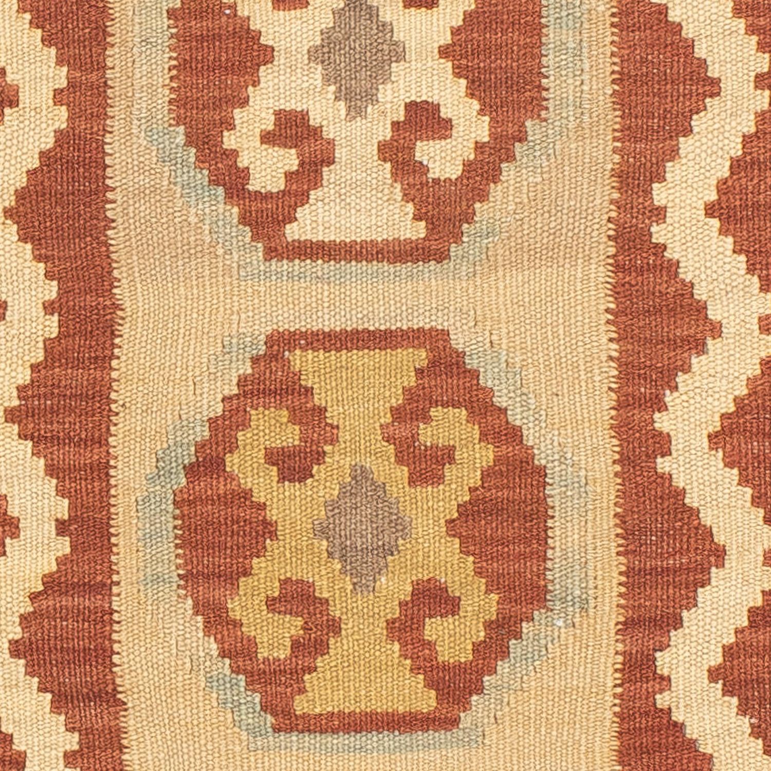 Runner Kelim Rug - Splash - 197 x 68 cm - light brown