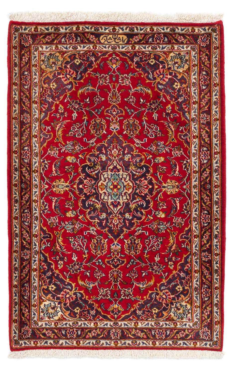Perser Rug - Keshan - 120 x 78 cm - red