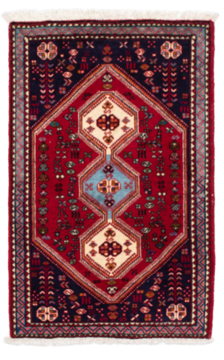 Perser Rug - Nomadic - 120 x 76 cm - dark red