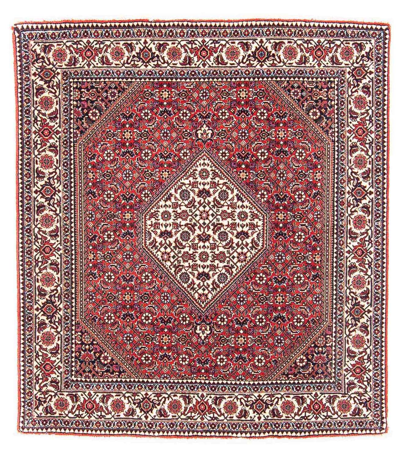 Perser Rug - Bidjar square  - 115 x 101 cm - red