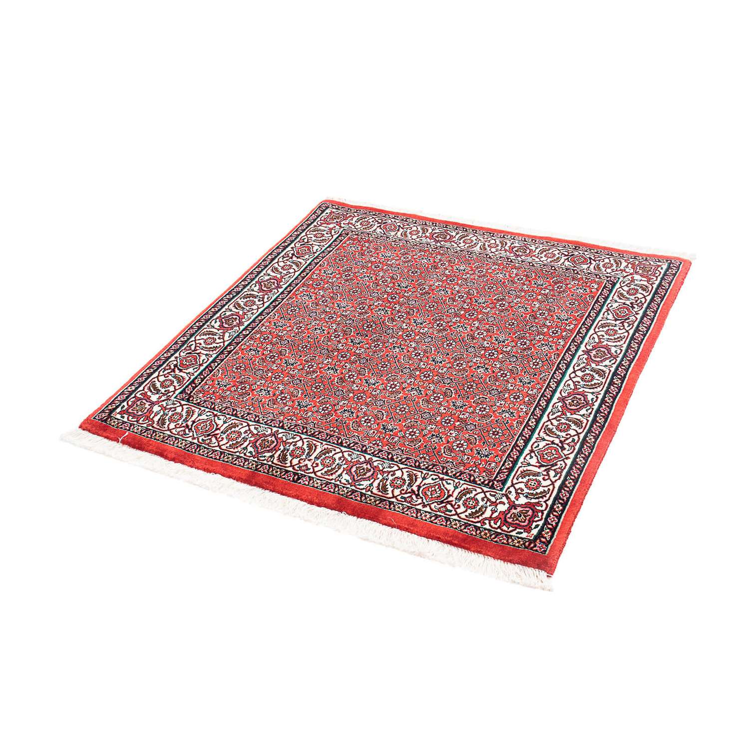 Perser Rug - Bidjar square  - 98 x 97 cm - red