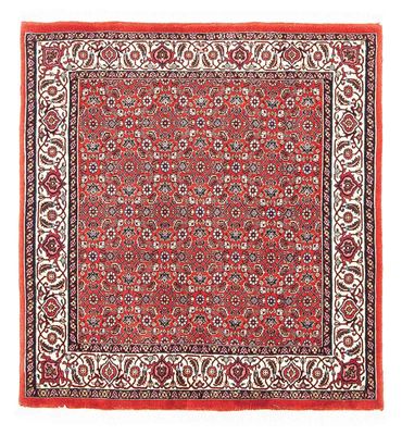 Perser Rug - Bidjar square  - 98 x 97 cm - red