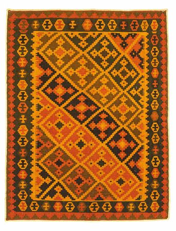 Kelim Rug - Oriental - 190 x 149 cm - gold