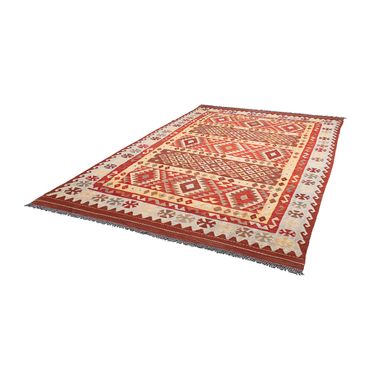 Kelim Rug - Splash - 303 x 201 cm - multicolored