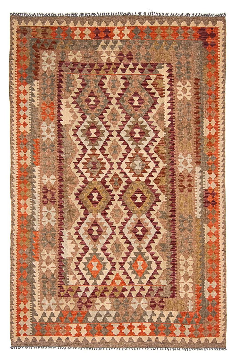 Kelim Rug - Splash - 293 x 200 cm - multicolored