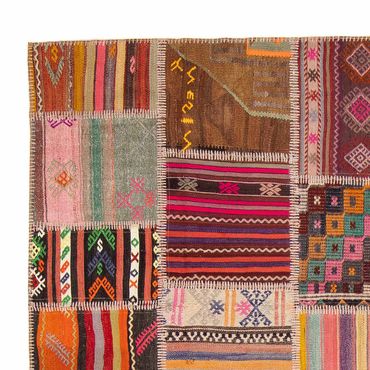 Patchwork Rug - 300 x 216 cm - multicolored