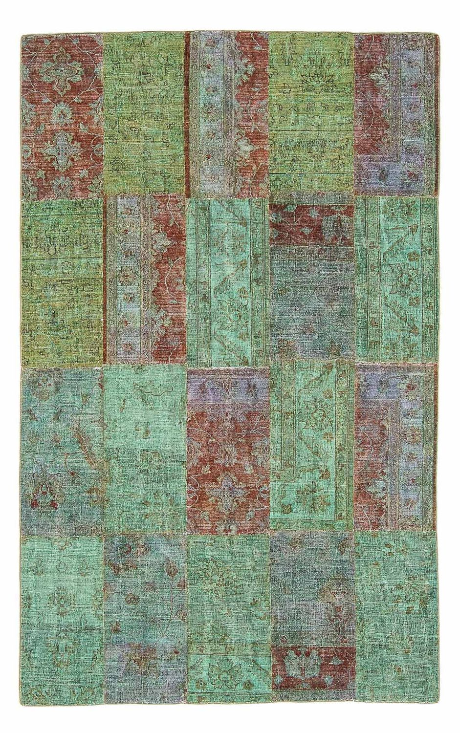 Patchwork Rug - 242 x 148 cm - multicolored