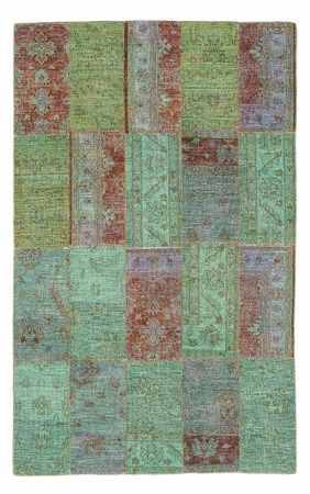 Patchwork Rug - 242 x 148 cm - multicolored