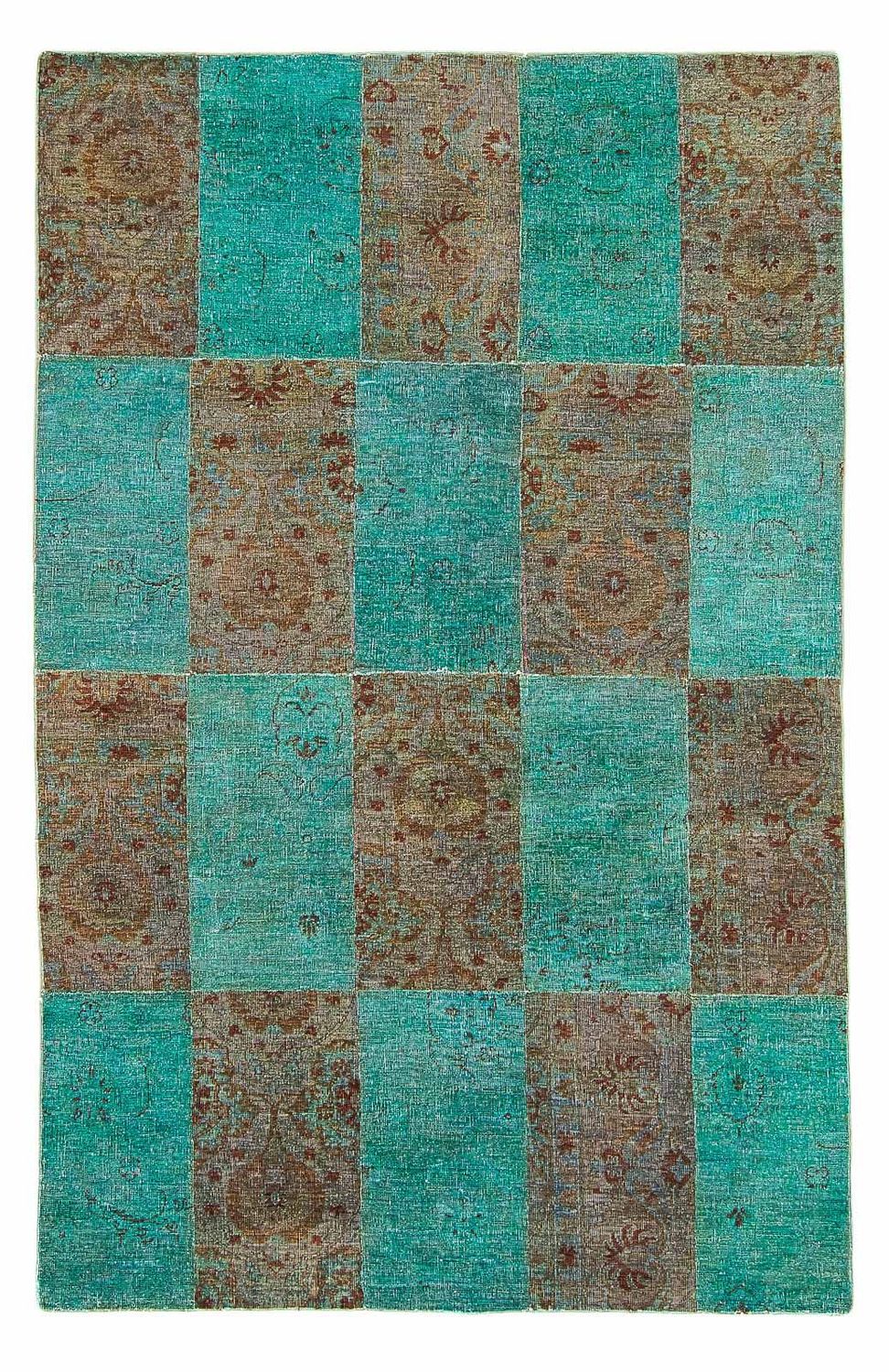 Patchwork Rug - 240 x 149 cm - multicolored