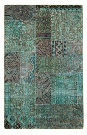 Patchwork Rug - 234 x 150 cm - multicolored