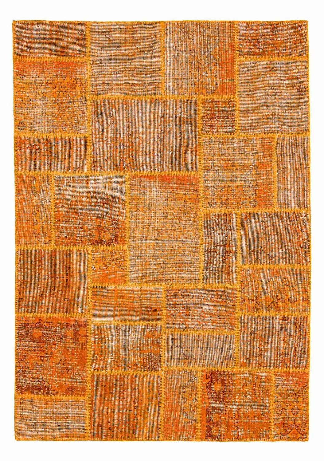 Patchwork Rug - 244 x 172 cm - multicolored