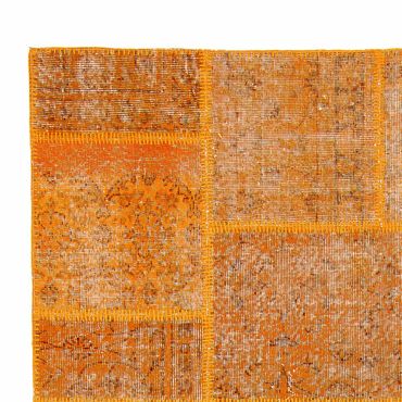 Patchwork Rug - 244 x 172 cm - multicolored