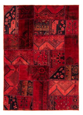 Patchwork Rug - 208 x 148 cm - multicolored