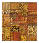 Patchwork Rug square  - 151 x 142 cm - multicolored