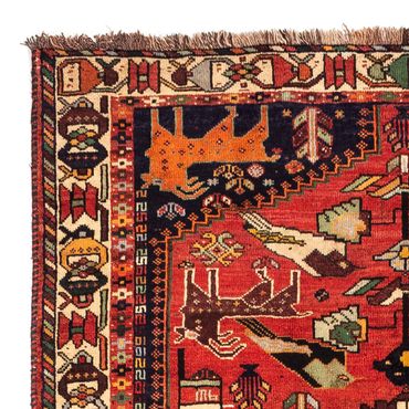 Perser Rug - Nomadic - 265 x 182 cm - dark red