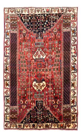 Perser Rug - Nomadic - 253 x 164 cm - red