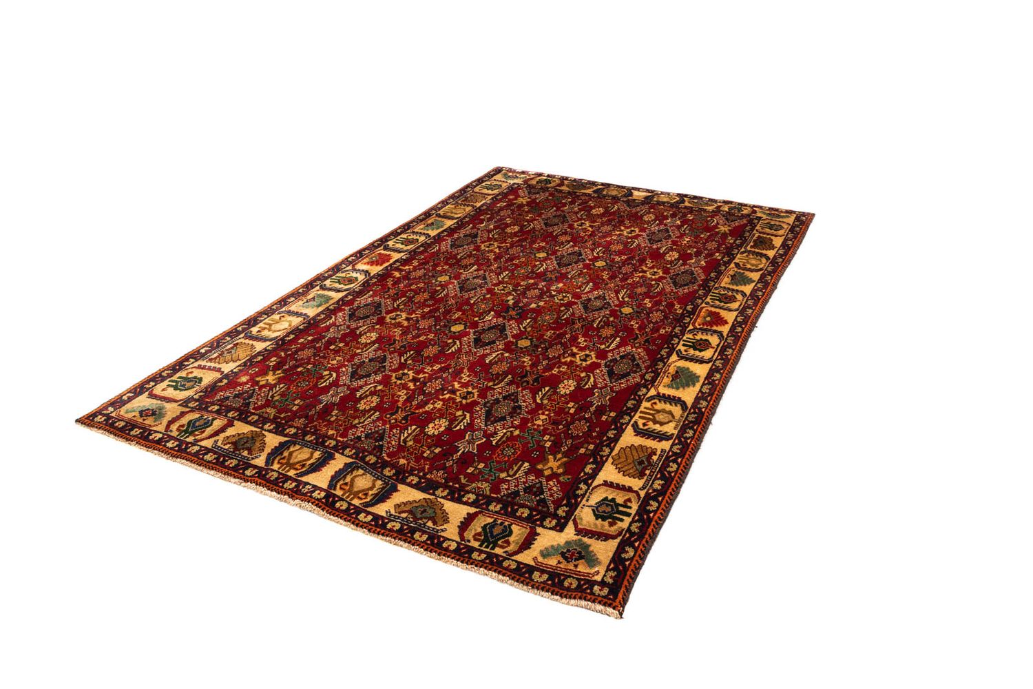 Perser Rug - Nomadic - 240 x 152 cm - red