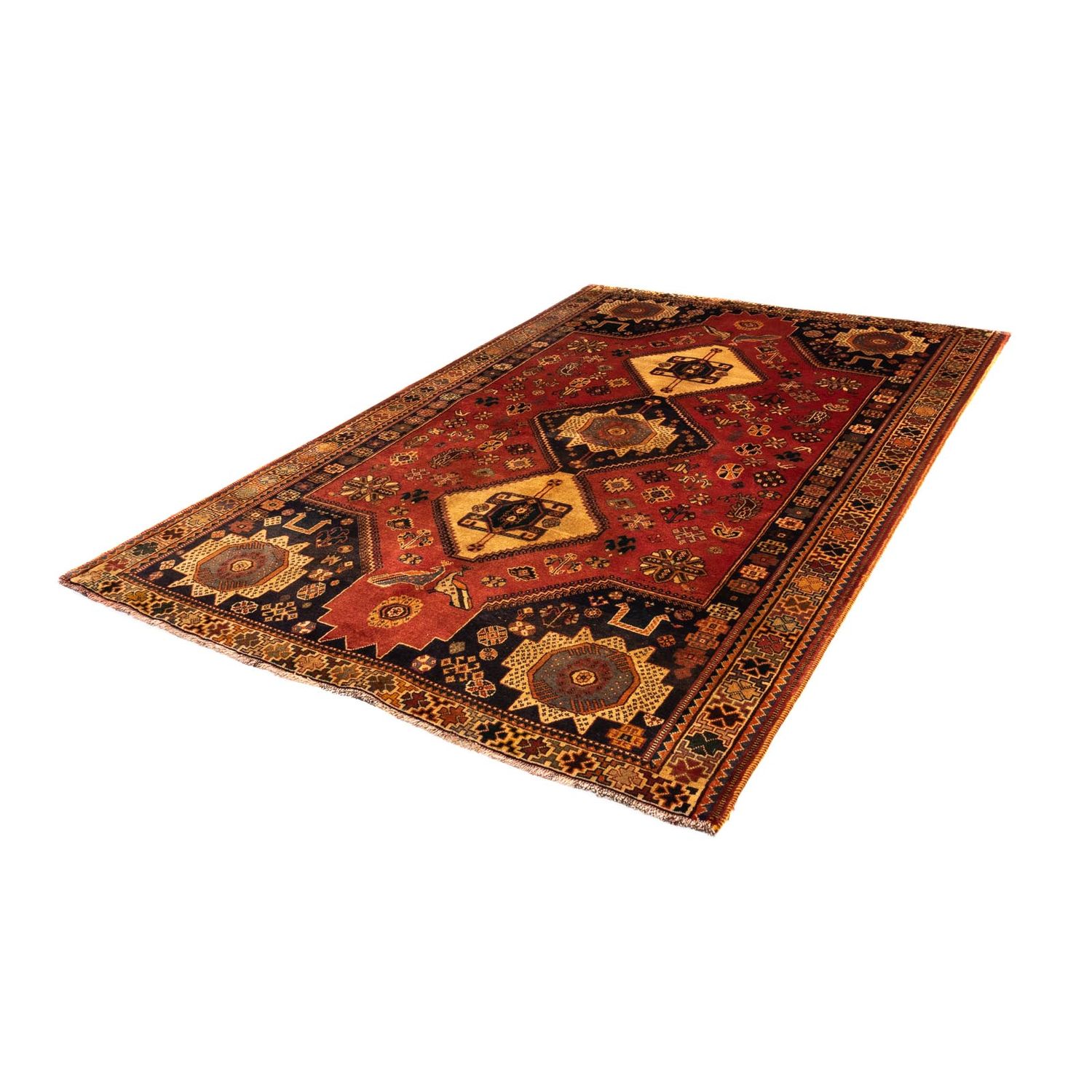 Perser Rug - Nomadic - 254 x 163 cm - light red