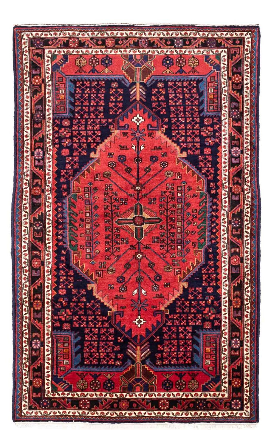 Perser Rug - Nomadic - 230 x 151 cm - dark blue