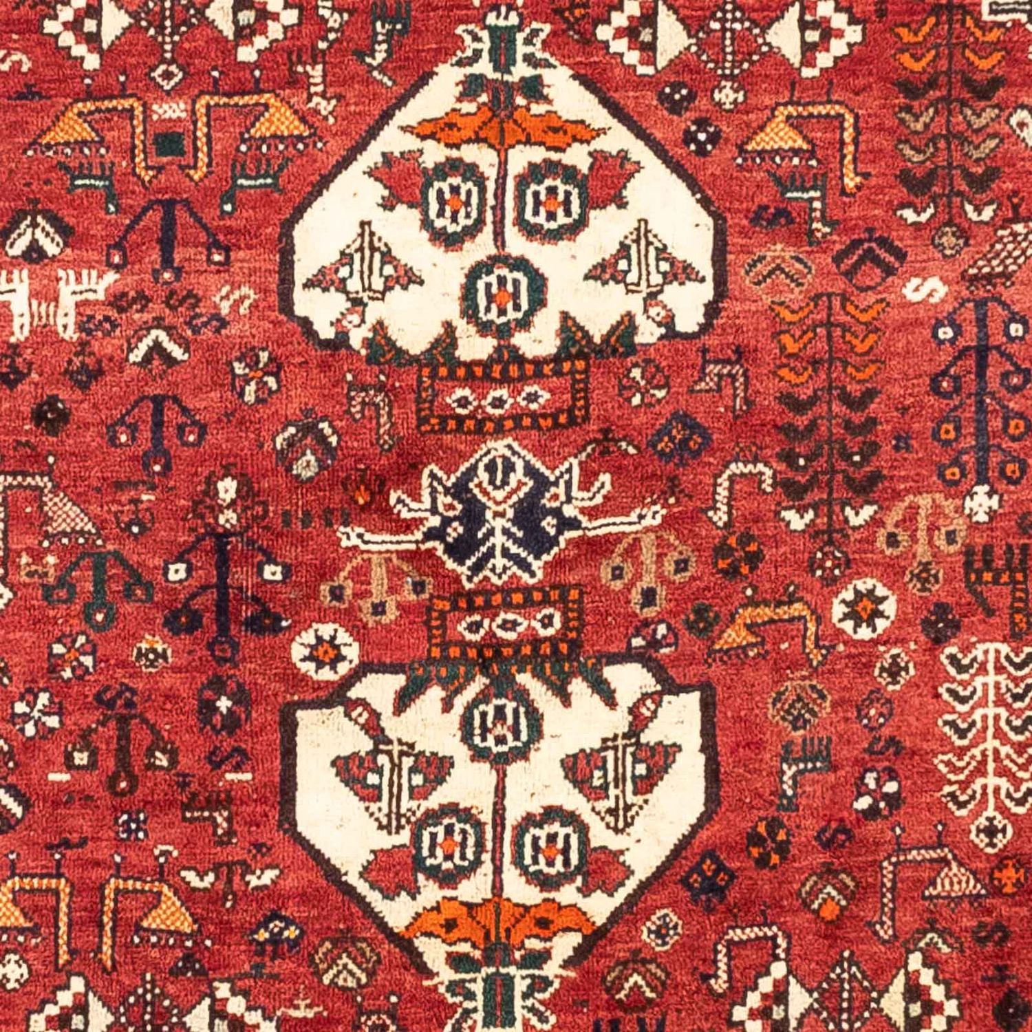 Perser Rug - Nomadic - 260 x 176 cm - red