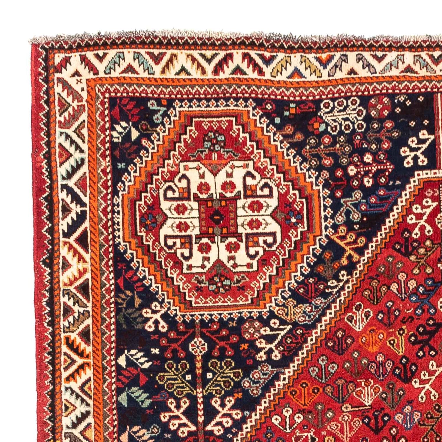 Perser Rug - Nomadic - 251 x 176 cm - dark red