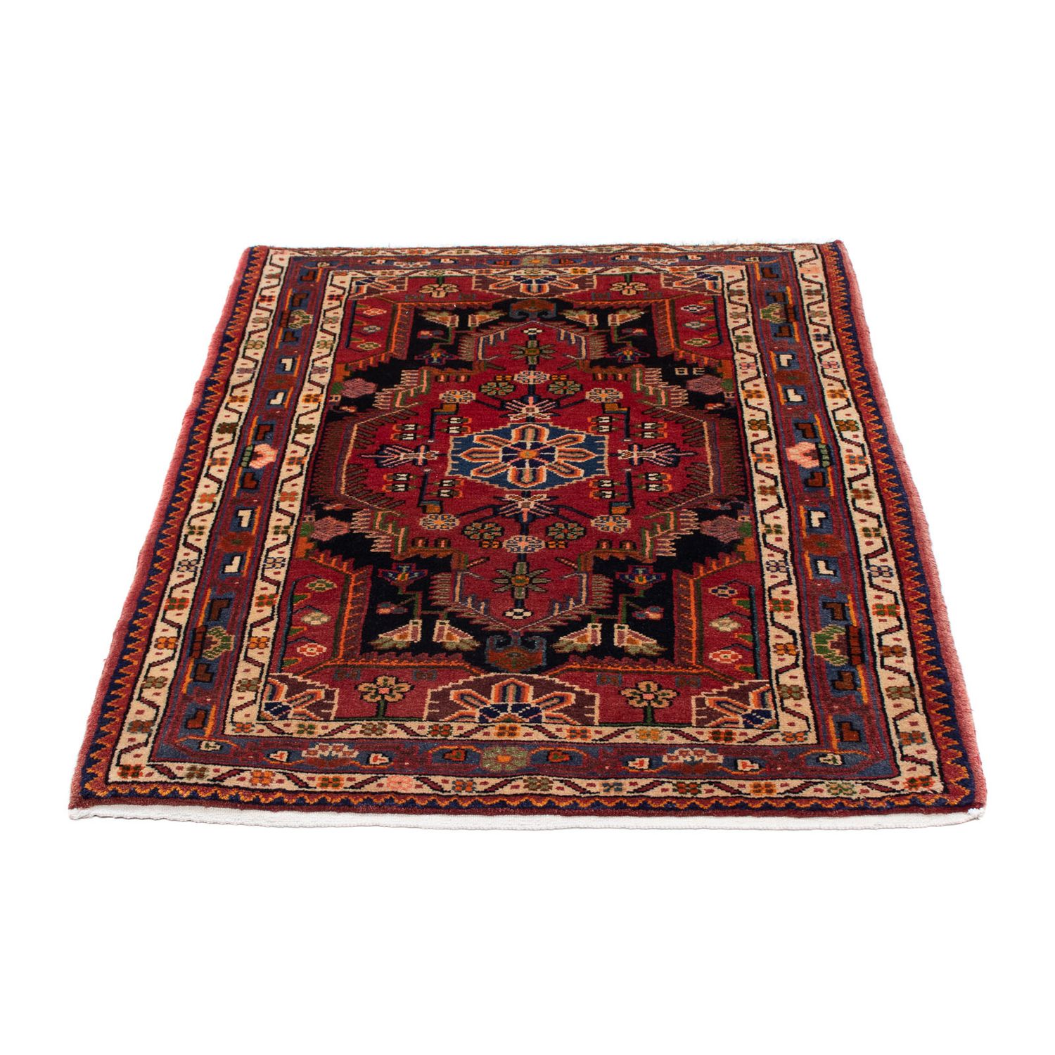 Perser Rug - Nomadic - 127 x 90 cm - dark red