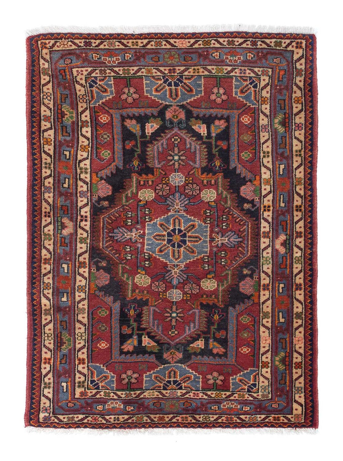 Perser Rug - Nomadic - 126 x 88 cm - light red