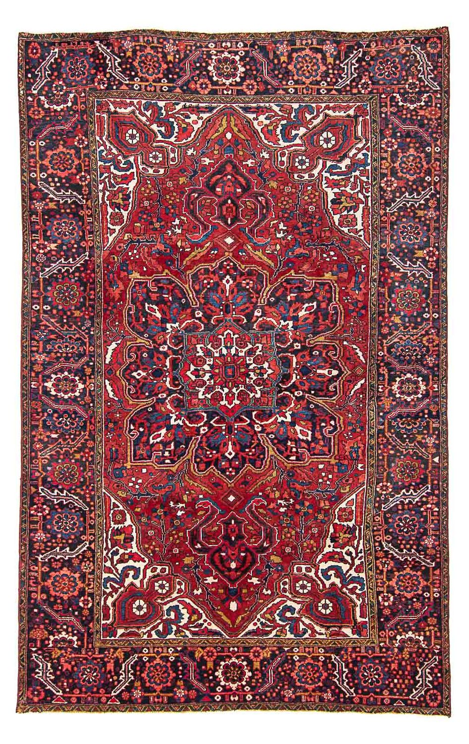 Perser Rug - Nomadic - 354 x 334 cm - dark red