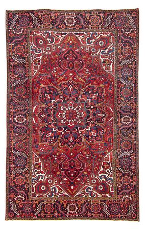 Perser Rug - Nomadic - 354 x 334 cm - dark red