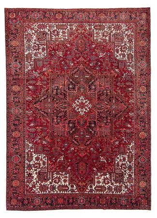 Perser Rug - Nomadic - 346 x 255 cm - dark red