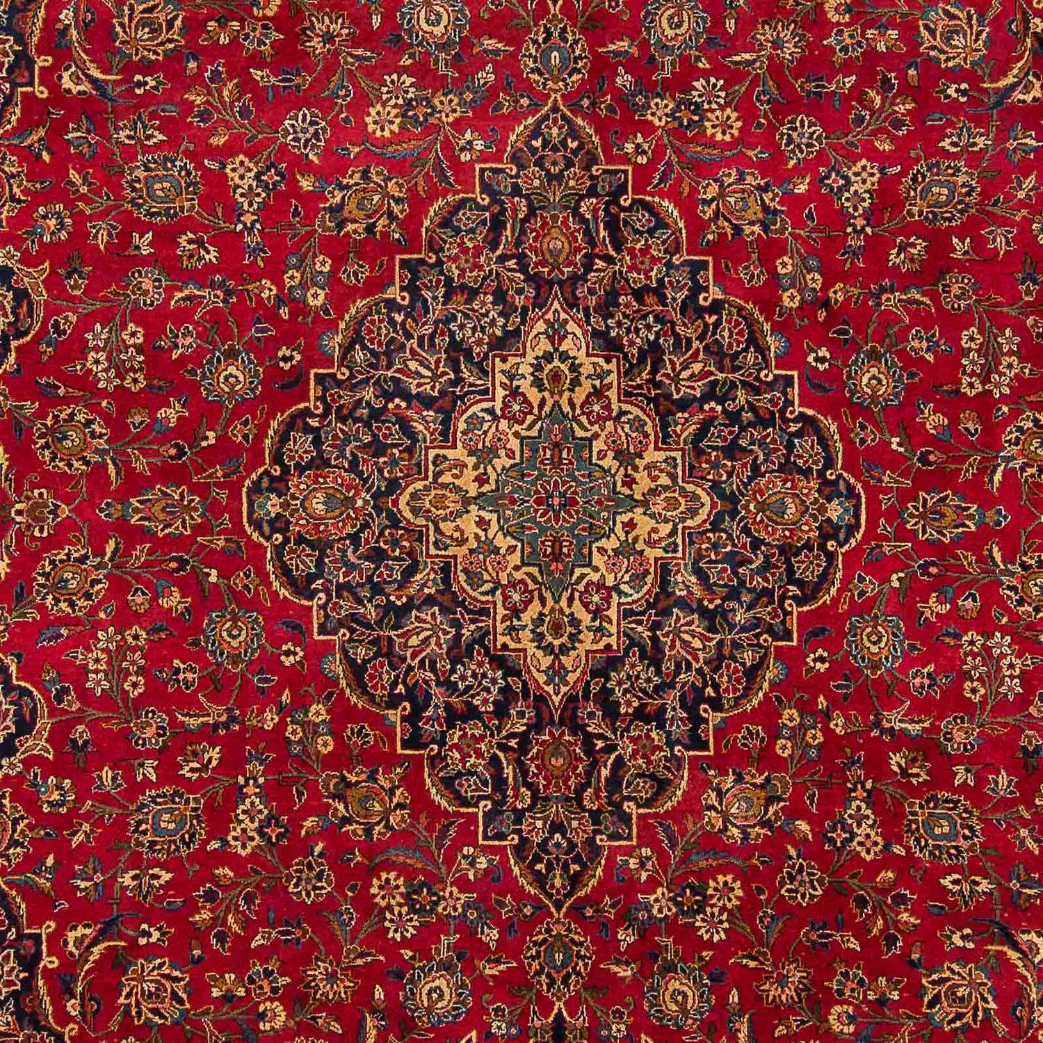 Perser Rug - Keshan - 421 x 302 cm - red