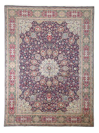 Perser Rug - Tabriz - Royal - 401 x 300 cm - dark blue